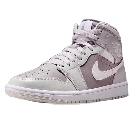 Nike Women's Jordan 1 Mid Shoes - Photon Dust / White / Atmosphere Grey