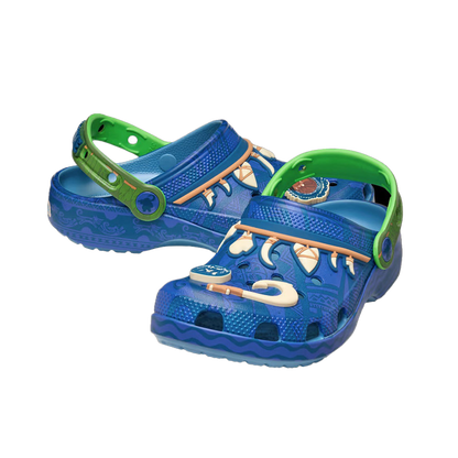 Crocs Kids' Disney Maui Classic Clog Shoes - Blue / Green