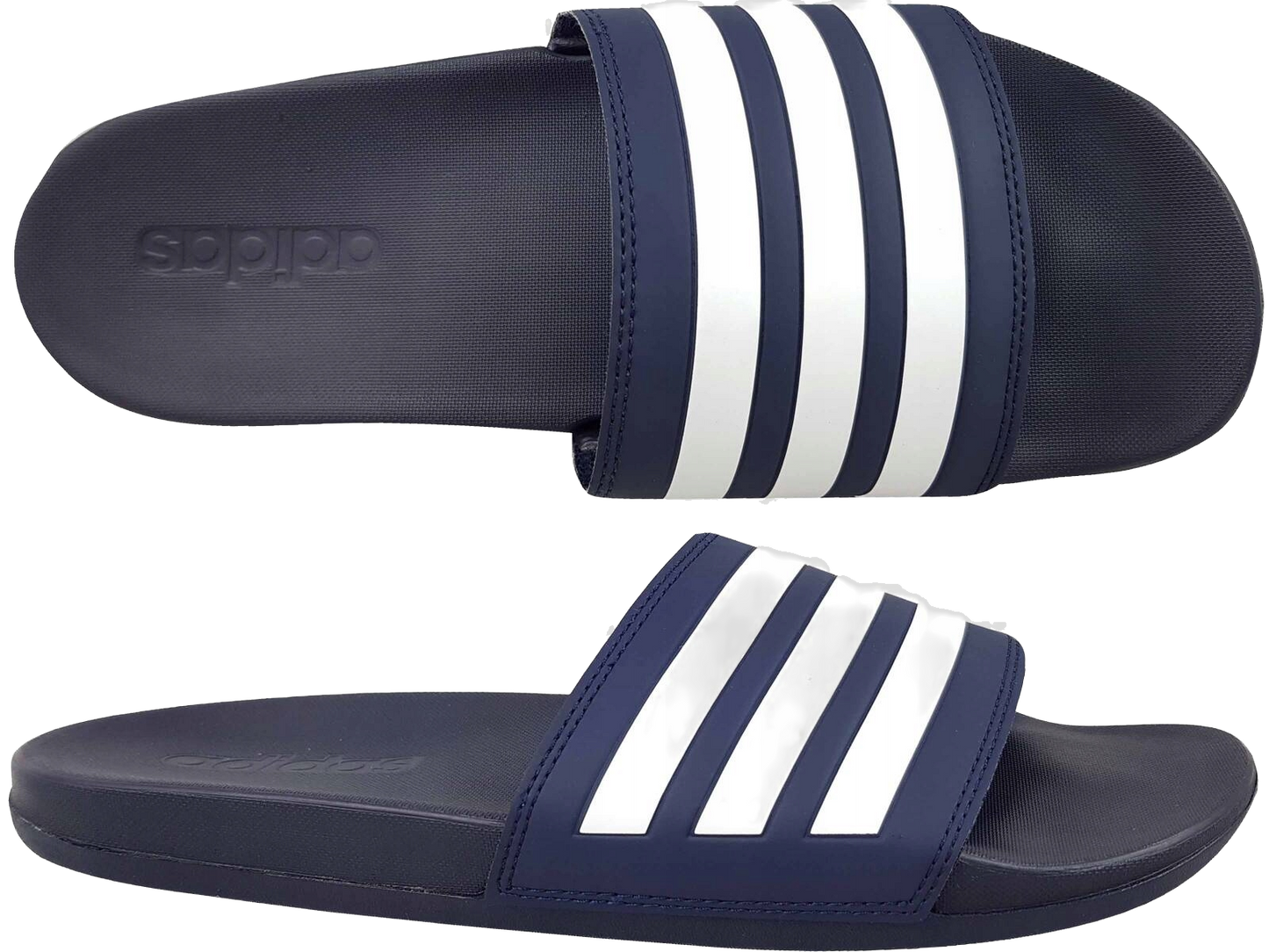 Adidas Men's Adilette Comfort Shoes - Legend Ink / Cloud White