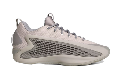 Adidas Men's Anthony Edwards 1 Low Shoes - Metallic Grey / Dove Grey / Cloud White