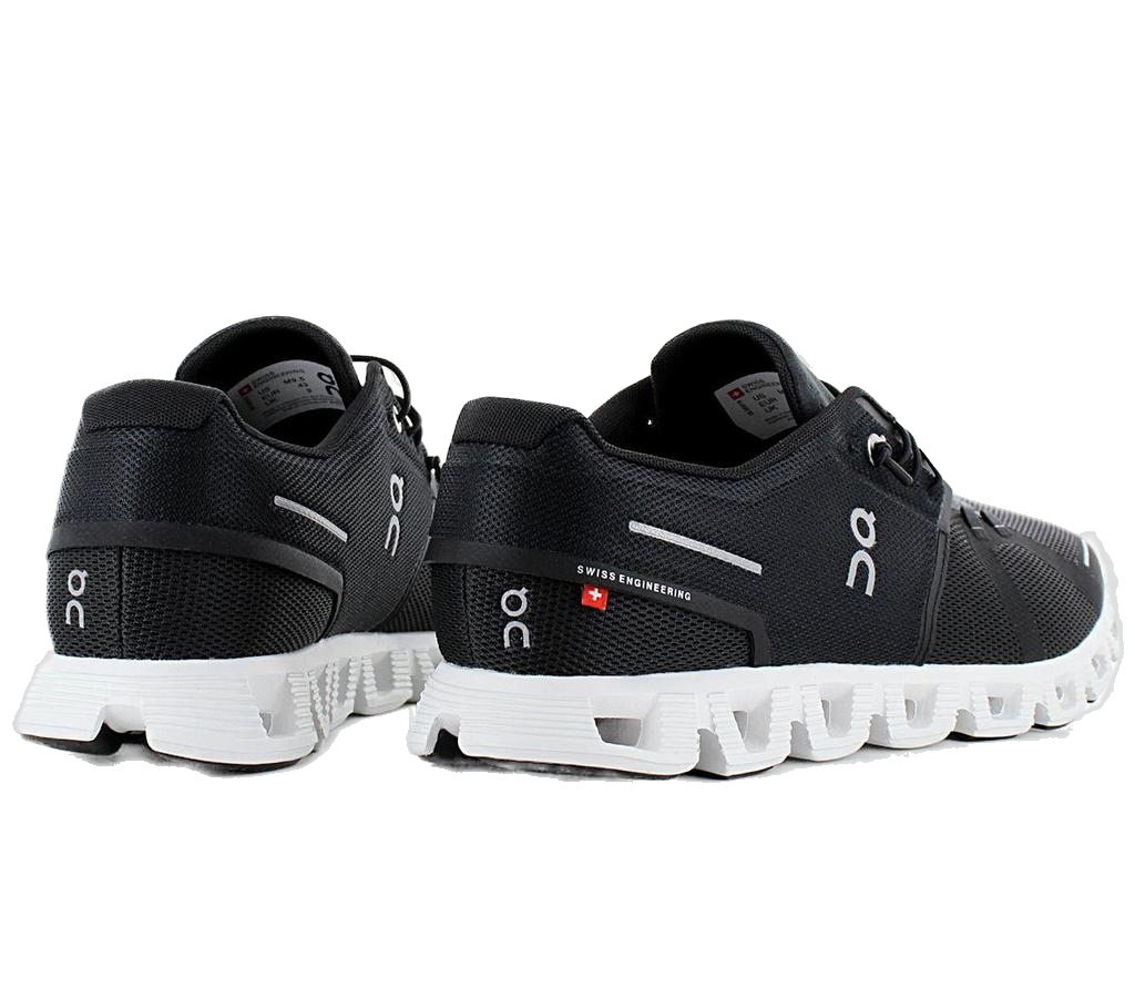 On Running Men's Cloud 5 Shoes - Black / White