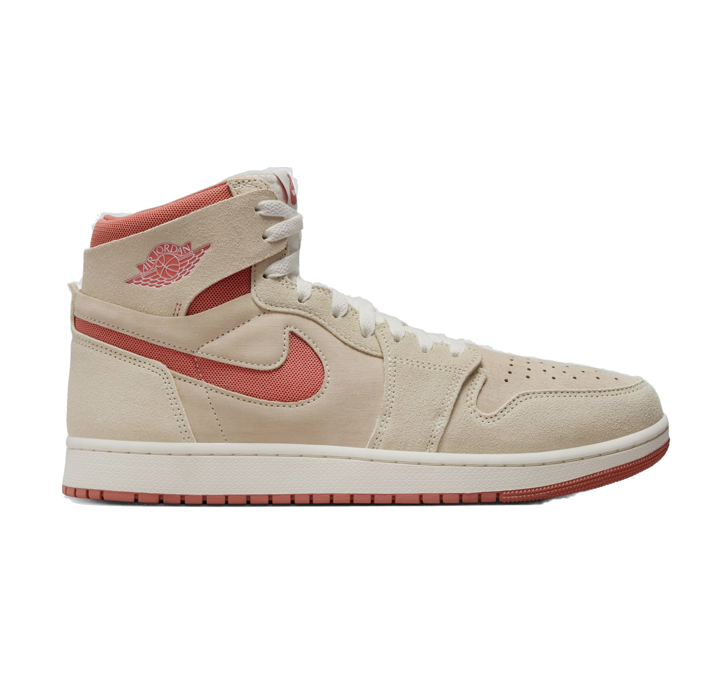 Nike Men's Jordan 1 High Zoom Air Cmft 2 Shoes - Sail / Burnt Sunrise / Sail / Terra Blush