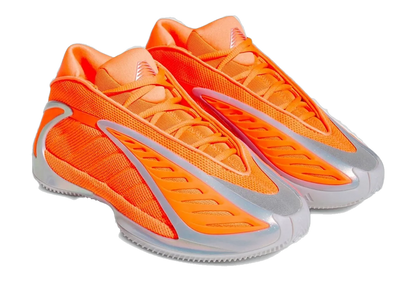 Adidas Men's Anthony Edwards 2 Shoes - Lucid Orange / Silver Metallic / Grey One