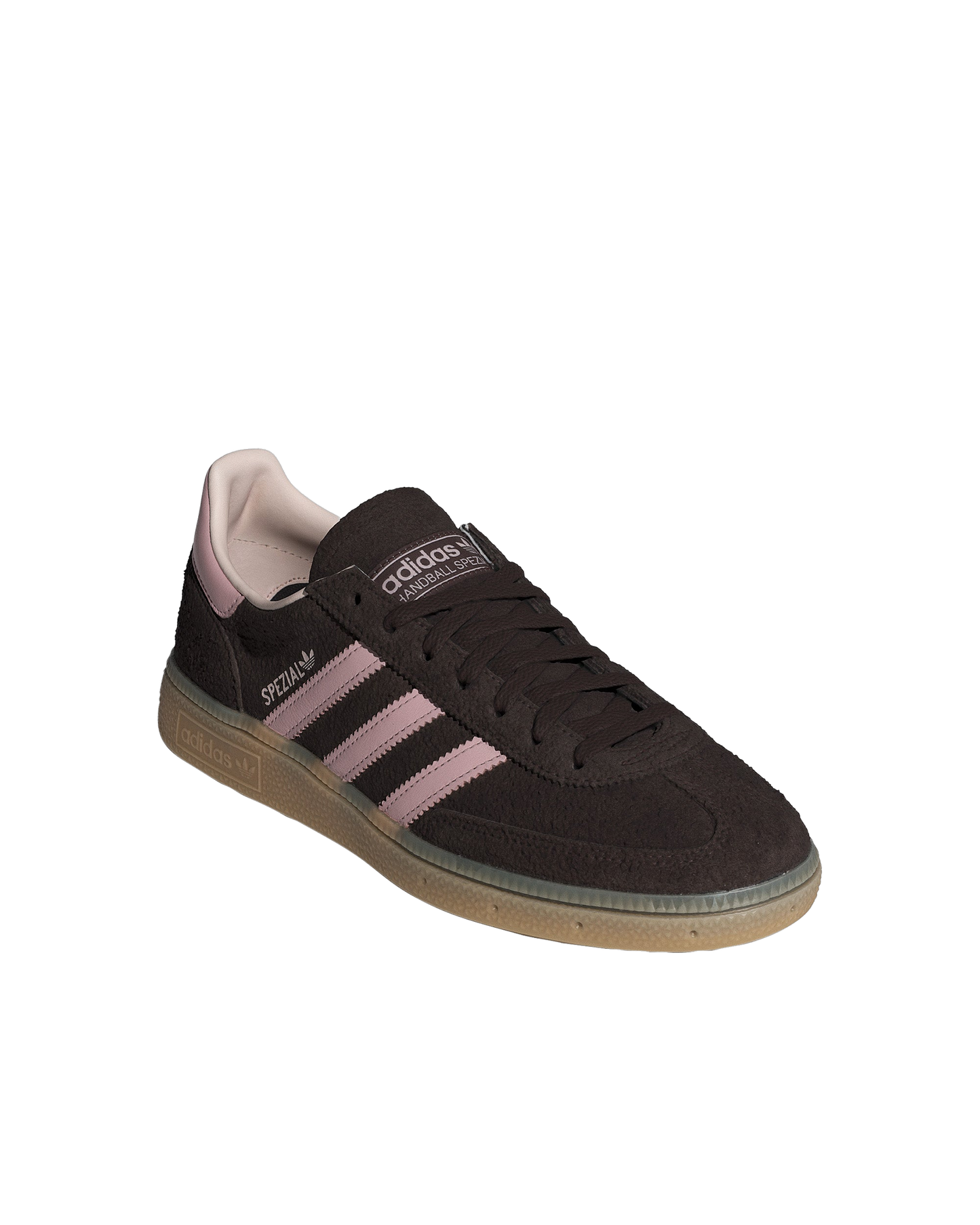 Adidas Women's Handball Spezial Shoes - Brown / Sandy Pink / Aurora Coffee