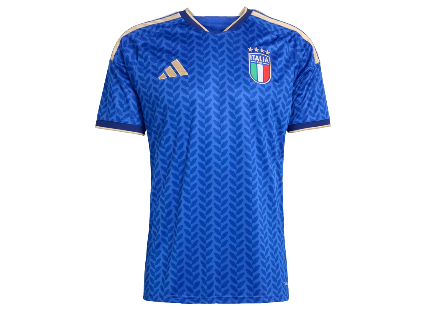 Adidas Men's Italy 26 Home Jersey - Bold Blue / Gold