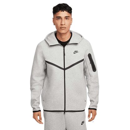Nike Men's Tech Fleece Windrunner Full-Zip Jacket - Dark Grey Heather / Black
