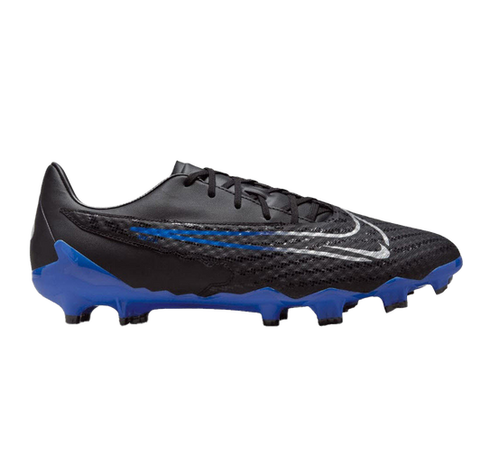 Nike Men's Phantom Gx Academy Soccer Shoes - Black / Chrome / Hyper Royal