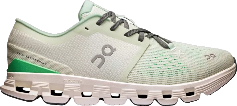 On Running Women's Cloud X 4 Shoes - Aloe / Honeydew