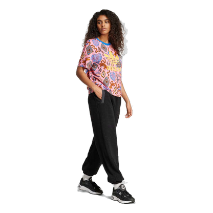 Adidas Women's Adidas X Farm Rio Trefoil Tee Apparel - True Pink