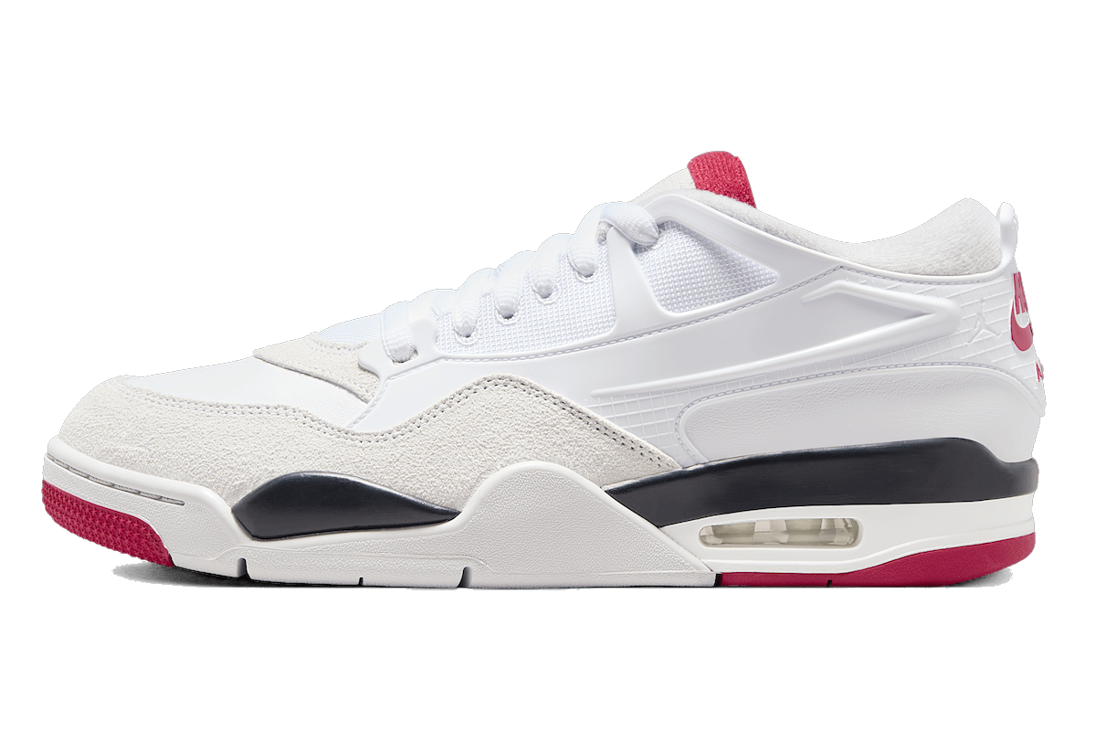 Nike Men's Air Jordan 4 Rm Shoes - White / Varsity Red / Black / Neutral Grey