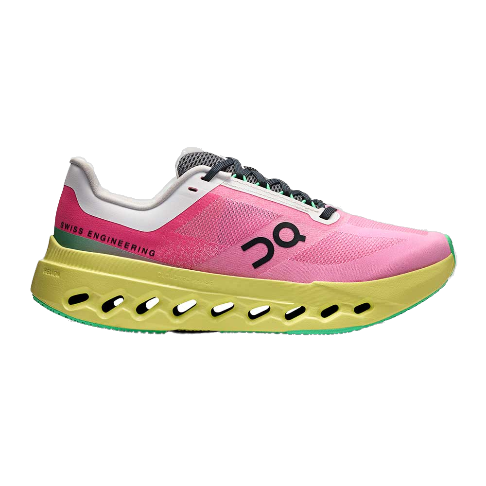 On Running Women's Cloudsurfer Next Shoes - Pink / Limelight
