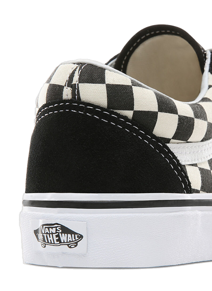 Vans Unisex's Old Skool Shoes - Primary Check Black / White