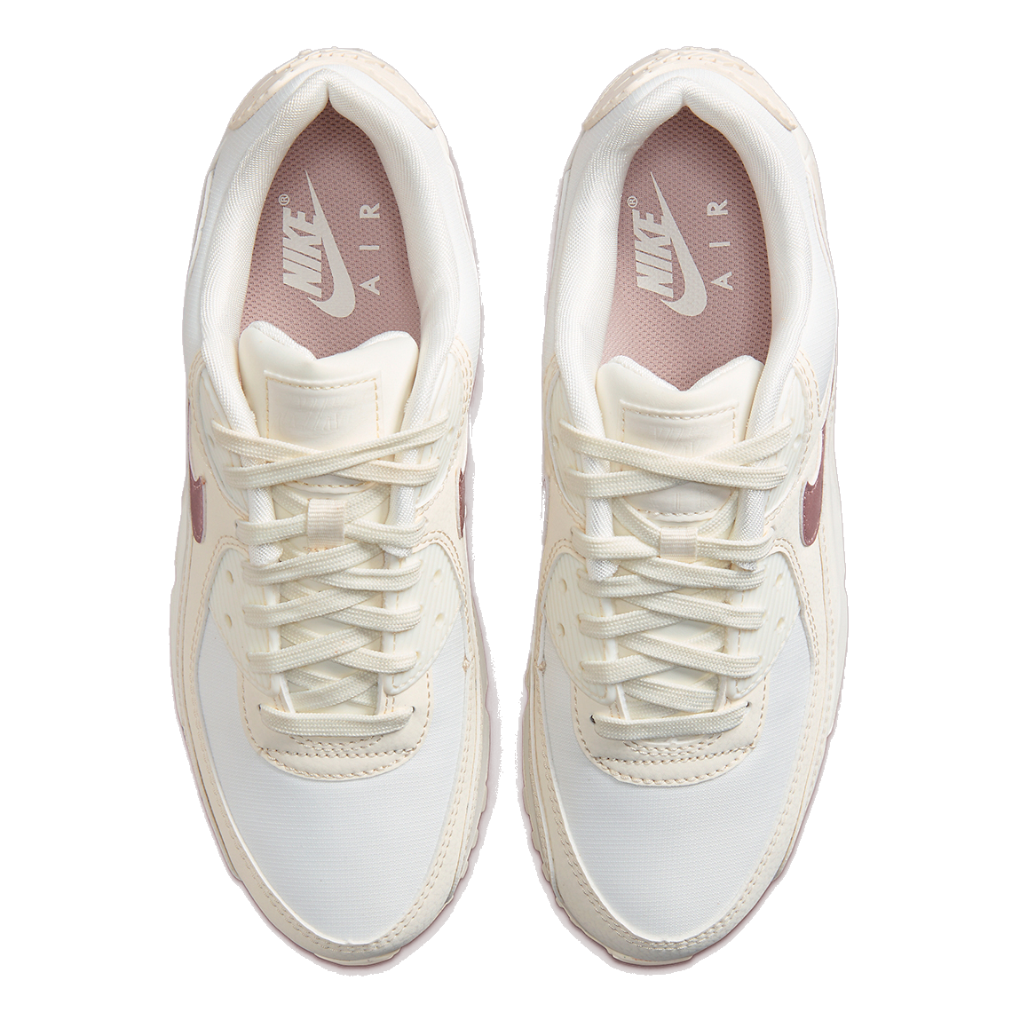 Nike Women's Air Max 90 Shoes - Sail / Pink Oxford / Phantom