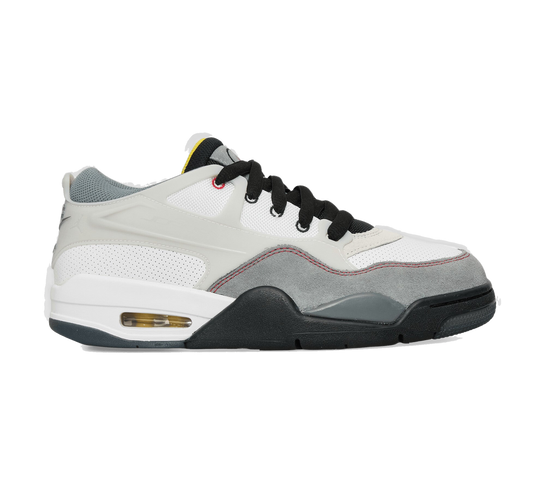 Nike Men's Air Jordan 4 Rm Premium Shoes - White / Black / Smoke Grey / Fire Red