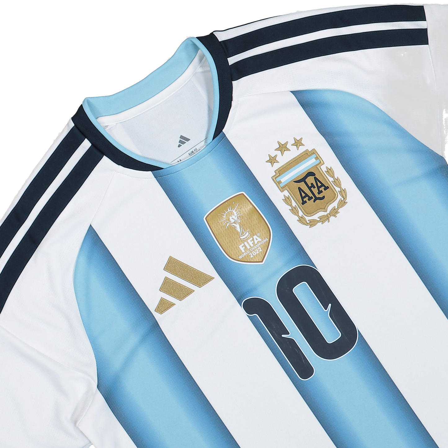 Adidas Men's Argentina 26 Home Messi Jersey - Icey Blue / White
