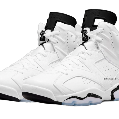 Nike Men's Jordan 6 Retro Shoes - White / Black