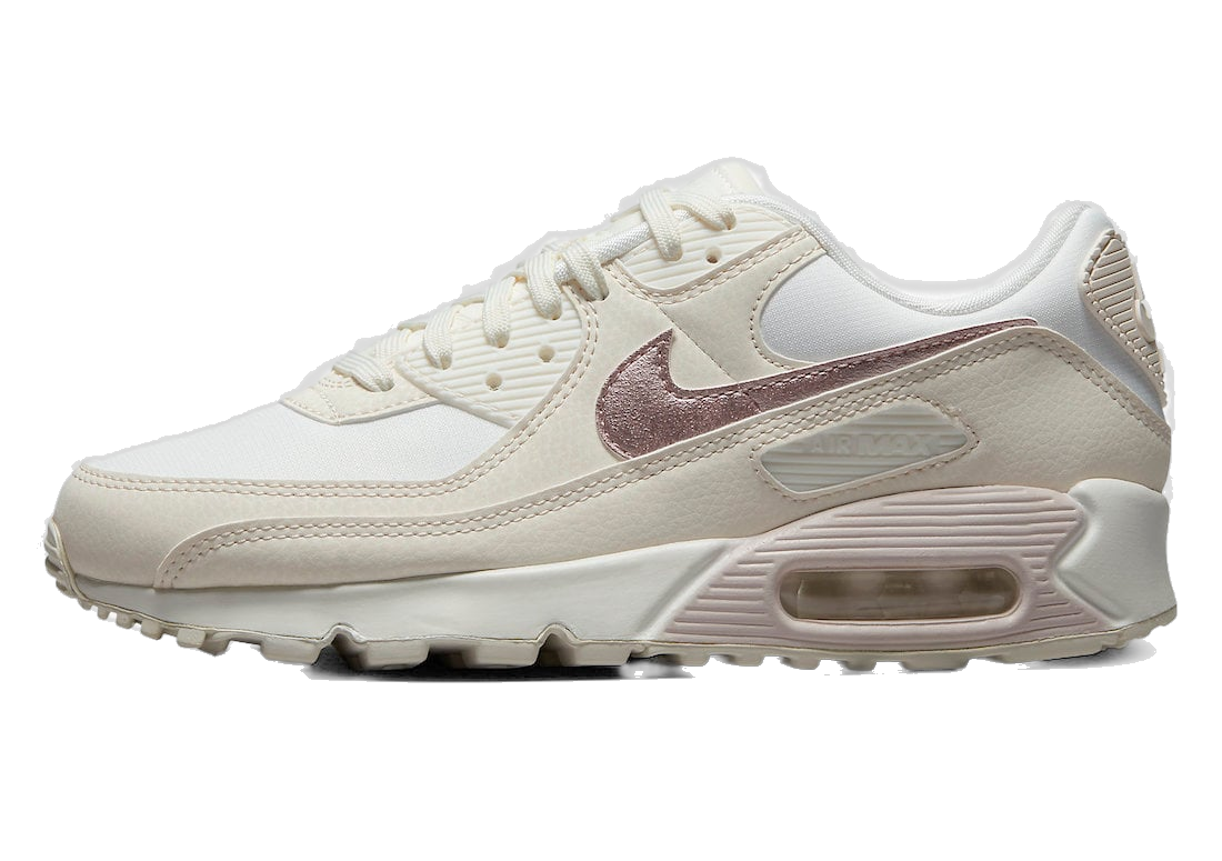 Nike Women's Air Max 90 Shoes - Sail / Pink Oxford / Phantom