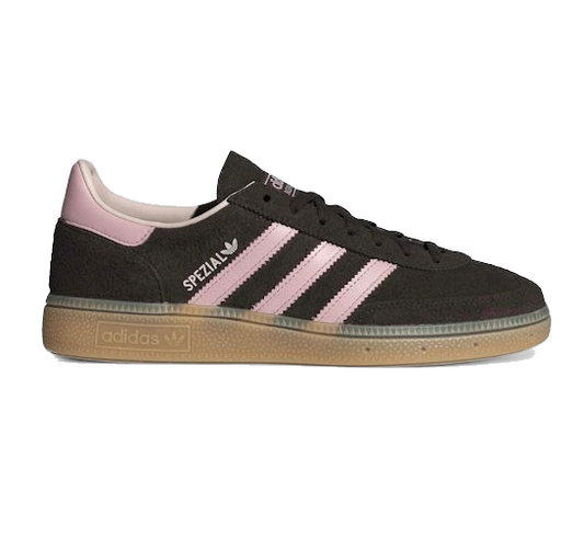 Adidas Women's Handball Spezial Shoes - Brown / Sandy Pink / Aurora Coffee