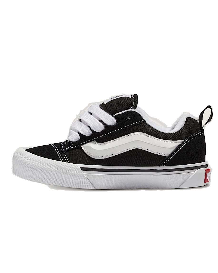 Vans Kids' Knu Skool Shoes - Black / True White