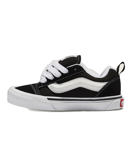 Vans Kids' Knu Skool Shoes - Black / True White