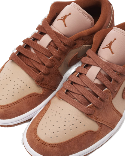 Nike Women's Jordan 1 Shoes - Legend Medium Brown / Sail / Legend Coffee