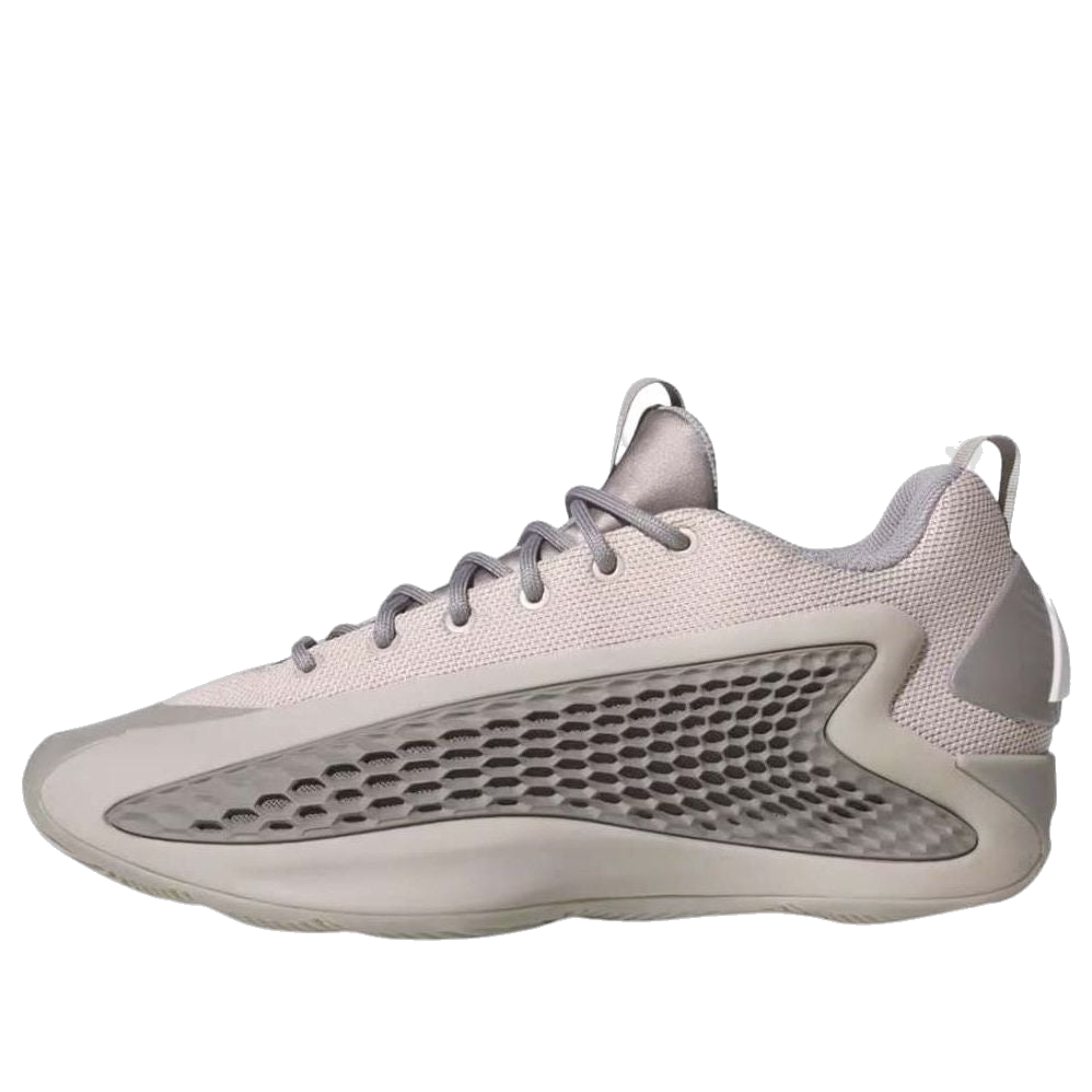 Adidas Men's Anthony Edwards 1 Low Shoes - Metallic Grey / Dove Grey / Cloud White