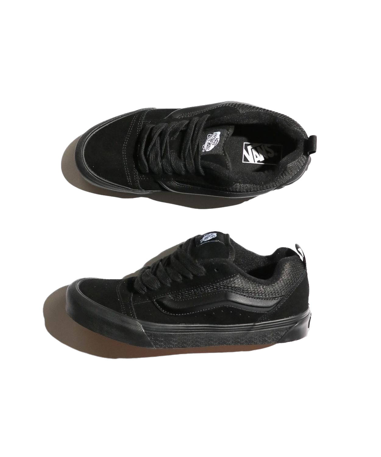 Vans Men's Knu Skool Shoes - Black / Black