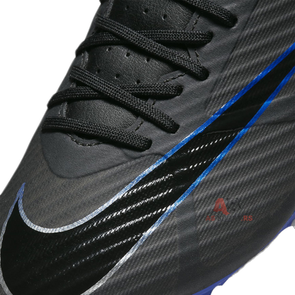 Nike Men's Mercurial Vapor 15 Academy Soccer Shoes - Black / Chrome / Hyper Royal