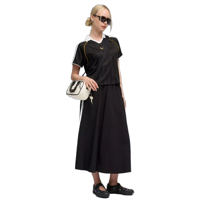 Puma Women's T7 Relaxed Football Jersey - Puma Black