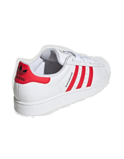Adidas Men's Superstar Ii Shoes - Cloud White / Better Scarlet / Core Black