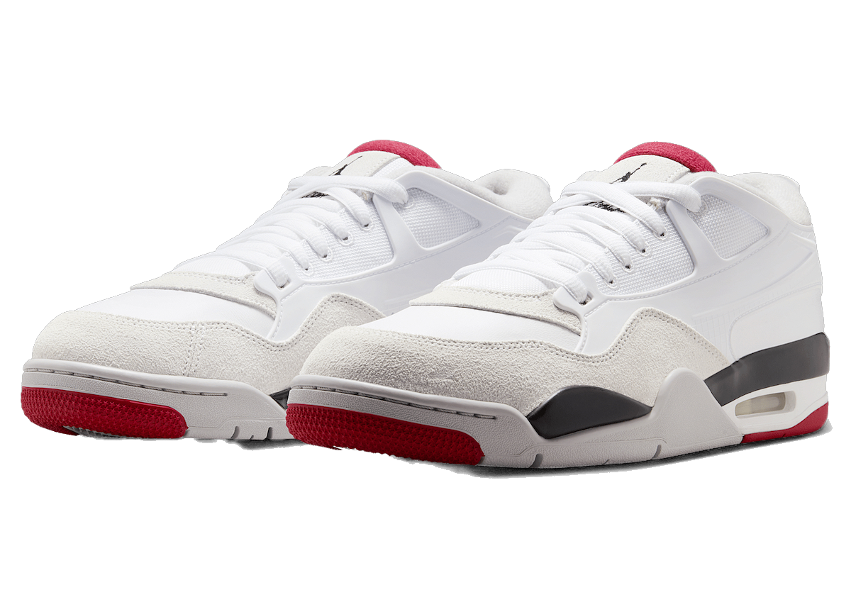 Nike Men's Air Jordan 4 Rm Shoes - White / Varsity Red / Black / Neutral Grey