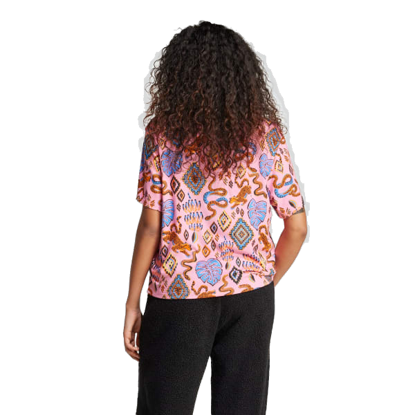 Adidas Women's Adidas X Farm Rio Trefoil Tee Apparel - True Pink