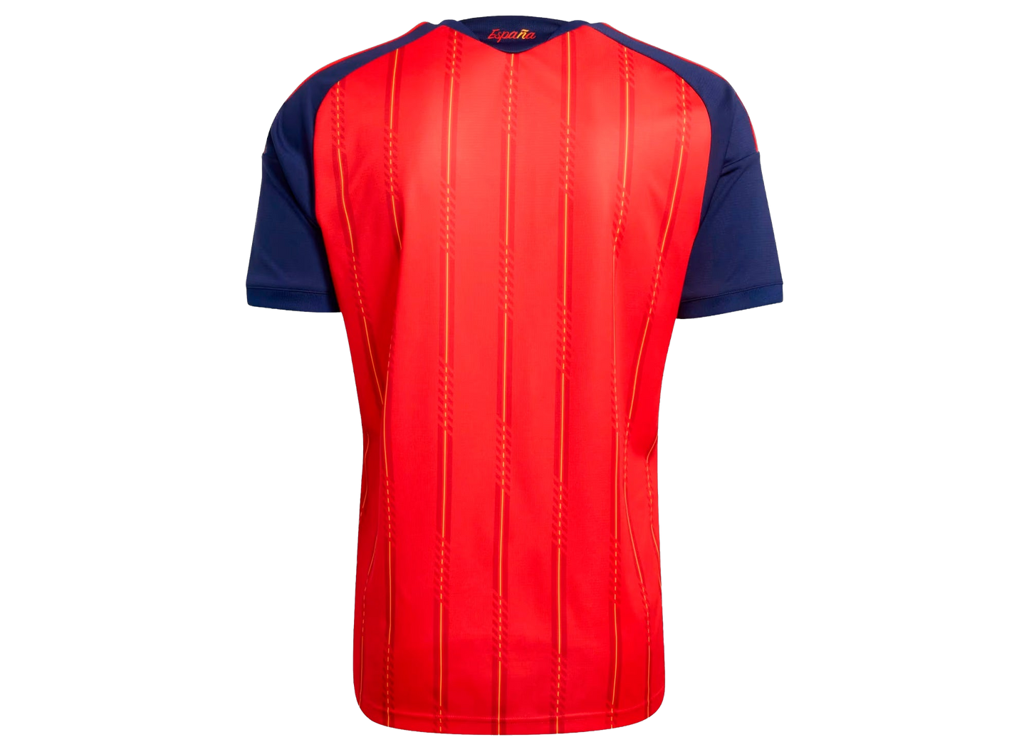 Adidas Men's Spain 26 Home Jersey - Vivid Red / Dark Blue