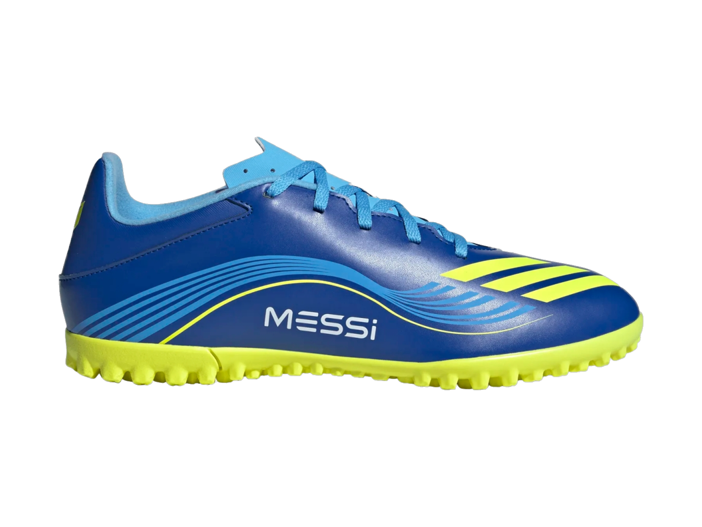 Adidas Men's F50 Messi Club Shoes - Blue / Neon Green