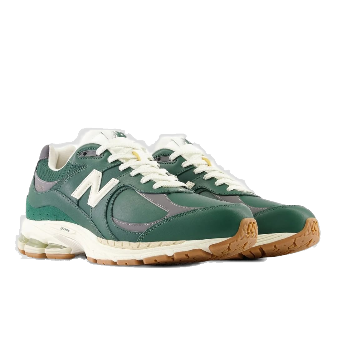 New Balance Men's 2002r Shoes - Nightwatch Green / Grey / White