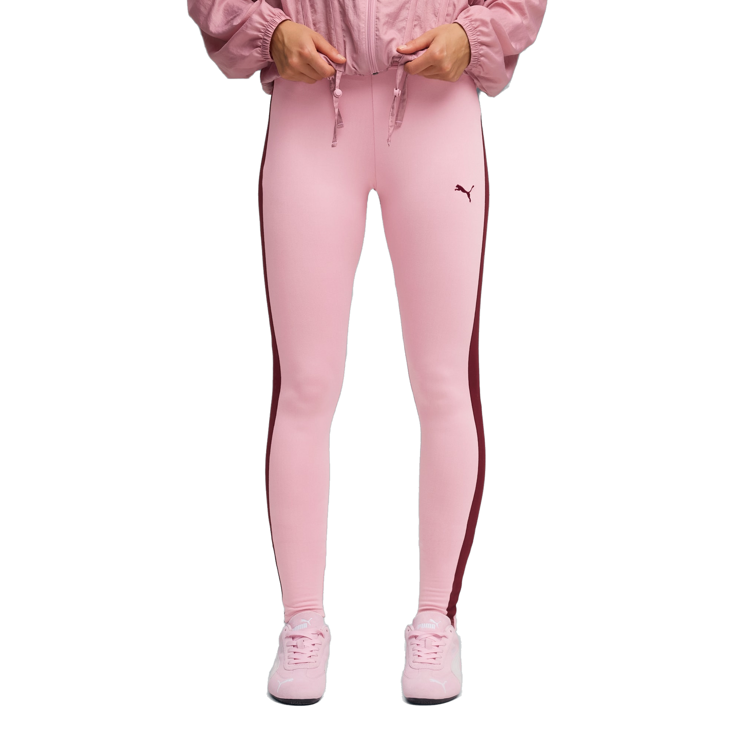 Puma Women's T7 Leggings - Poised Pink / Ruby Shimmer