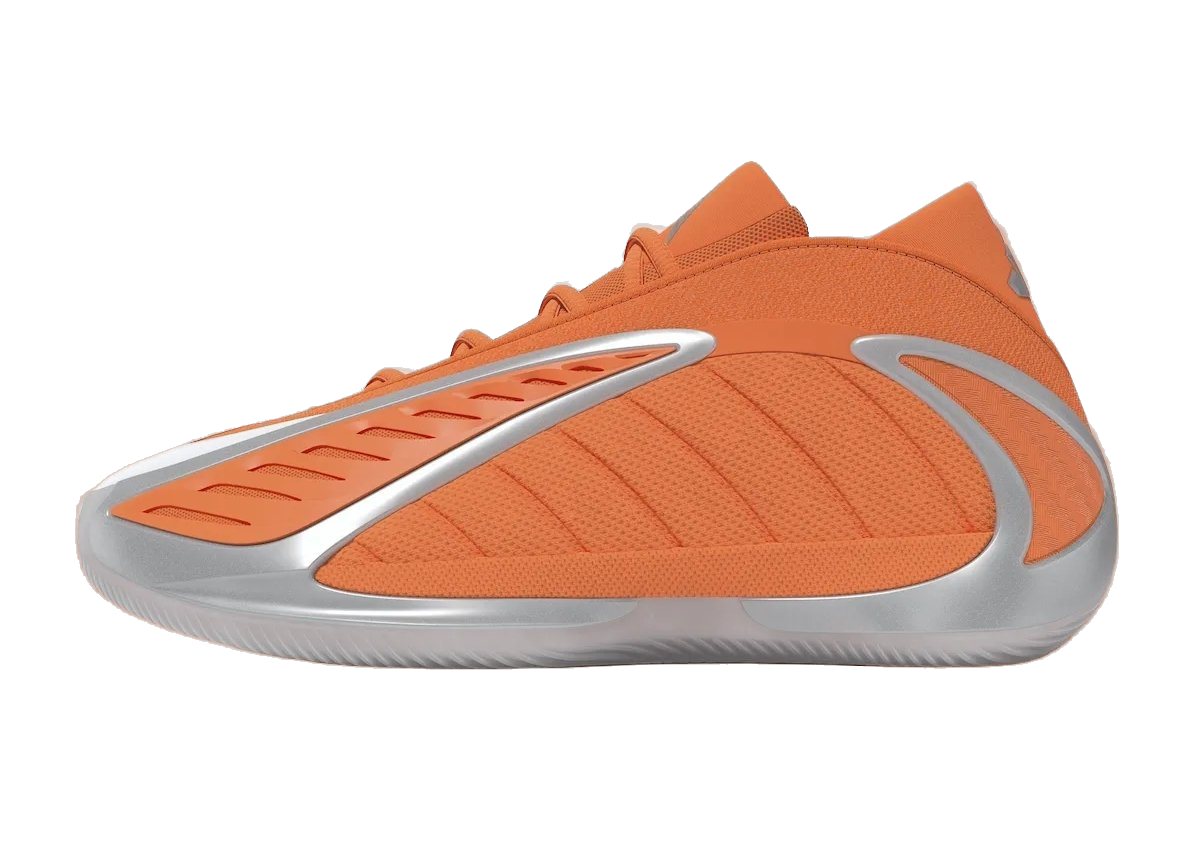 Adidas Men's Anthony Edwards 2 Shoes - Lucid Orange / Silver Metallic / Grey One