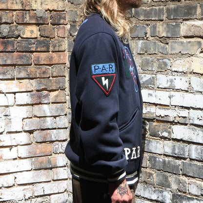 Run Sit & Bike Varsity Jacket