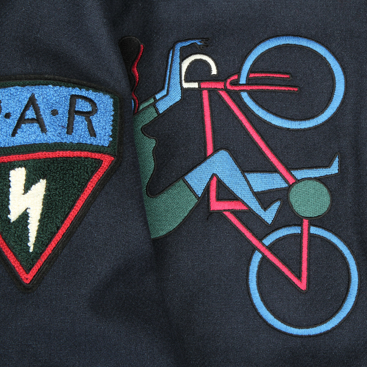 Run Sit & Bike Varsity Jacket