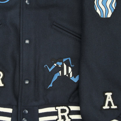 Run Sit & Bike Varsity Jacket