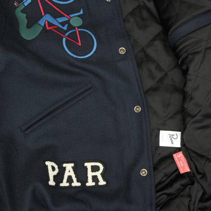 Run Sit & Bike Varsity Jacket