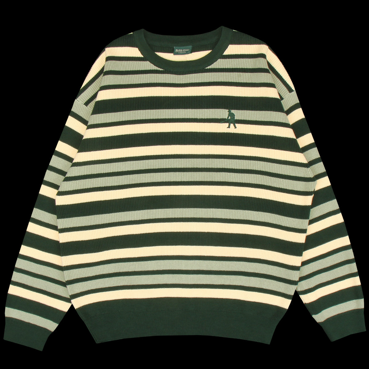 Organic Cotton Stripe Knit Sweater