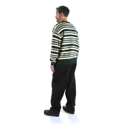 Organic Cotton Stripe Knit Sweater