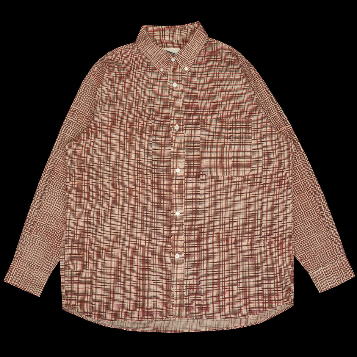 Bubbie Block Printed Button Down Shirt