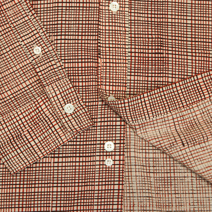 Bubbie Block Printed Button Down Shirt