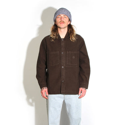 Theodore Brushed Twill Overshirt