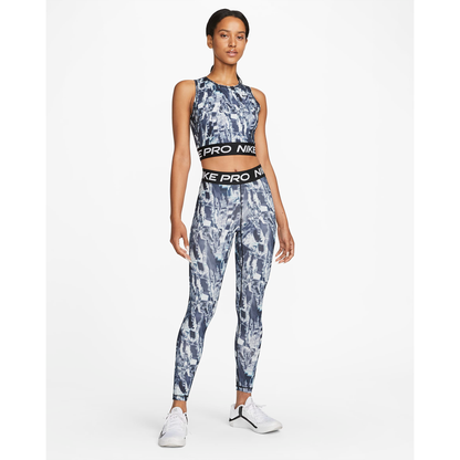 Nike Women's Pro Leggings - Black / Grey Print