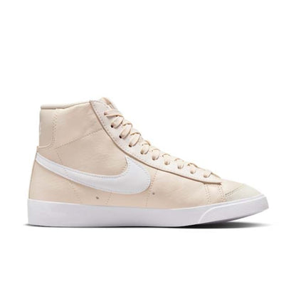Nike Women's Blazer Mid '77 Shoes - Light Orewood Brown / Volt / Black / White