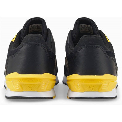 Puma Men's Porsche Legacy Low Racer Shoes - Black / Yellow