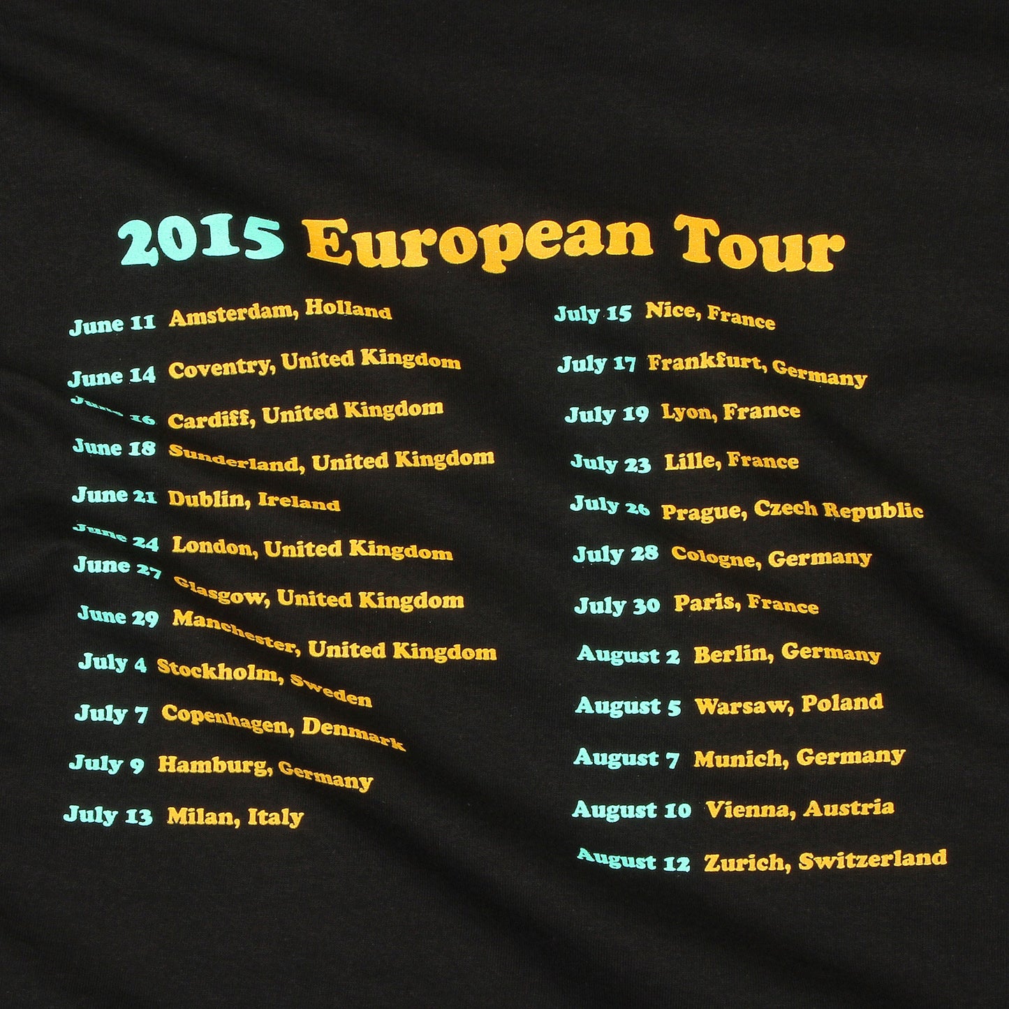 Euro Tour T-Shirt